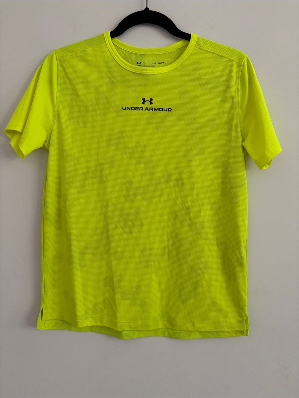Under Armour Boy’s Neon Yellow Short Sleeve Performance Tee